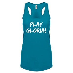Play Gloria! Womens Racerback Tank Top
