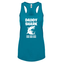 Daddy Shark Womens Racerback Tank Top