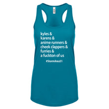 Storm Area 51 Runner Womens Racerback Tank Top