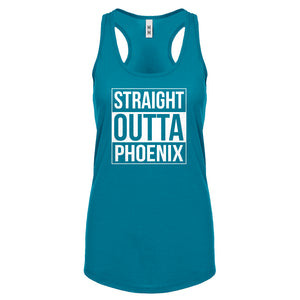 Straight Outta Phoenix Womens Racerback Tank Top