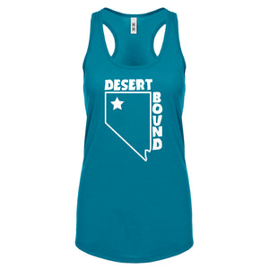 Desert Bound Nevada Womens Racerback Tank Top
