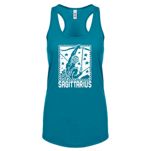 Racerback Sagittarius Zodiac Astrology Womens Tank Top