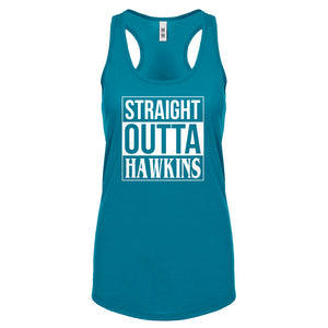 Straight Outta Hawkins Womens Racerback Tank Top