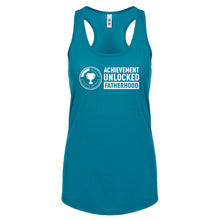 Achievement Unlocked Fatherhood Womens Racerback Tank Top