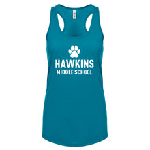 Hawkins Middle School Womens Racerback Tank Top