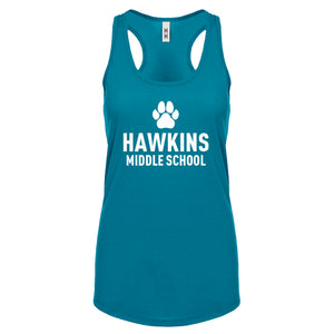 Hawkins Middle School Womens Racerback Tank Top