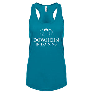 Dovahkiin in Training Womens Racerback Tank Top
