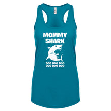 Mommy Shark Womens Racerback Tank Top