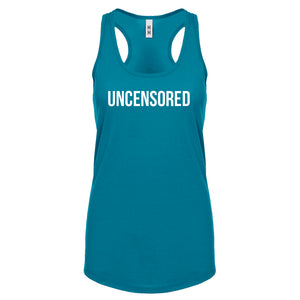 UNCENSORED Womens Racerback Tank Top