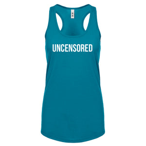 UNCENSORED Womens Racerback Tank Top