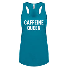Racerback Caffeine Queen Womens Tank Top