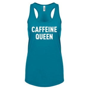 Racerback Caffeine Queen Womens Tank Top