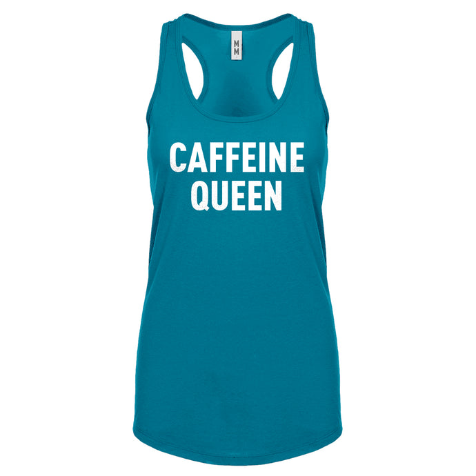 Racerback Caffeine Queen Womens Tank Top