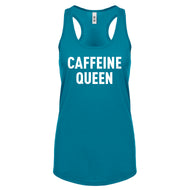 Racerback Caffeine Queen Womens Tank Top