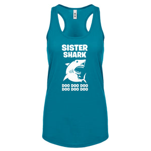 Sister Shark Womens Racerback Tank Top
