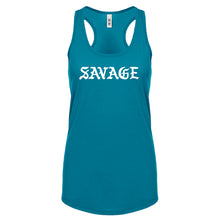 Racerback Savage Womens Tank Top
