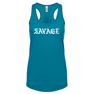 Racerback Savage Womens Tank Top