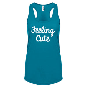 Feeling Cute Womens Racerback Tank Top