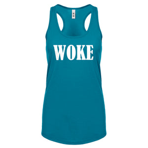Woke Womens Racerback Tank Top