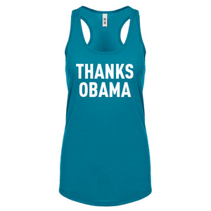 Thanks Obama Womens Racerback Tank Top