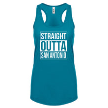 Straight Outta San Antonio Womens Racerback Tank Top