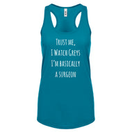 Racerback Trust Me, I Watch Greys Womens Tank Top