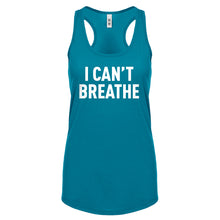 I Can't Breathe Womens Racerback Tank Top