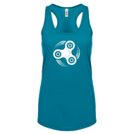 Racerback Fidget Spinner Womens Tank Top