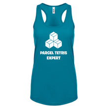 Parcel Tetris Expert Womens Racerback Tank Top
