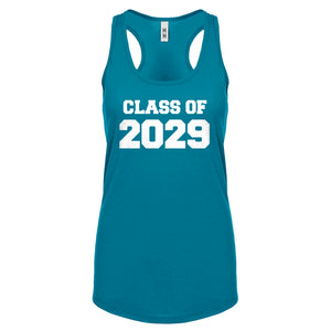Class of 2029 Womens Racerback Tank Top