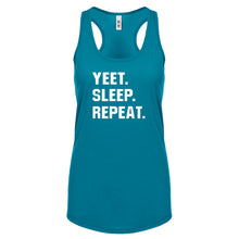 Yeet Sleep Repeat Womens Racerback Tank Top