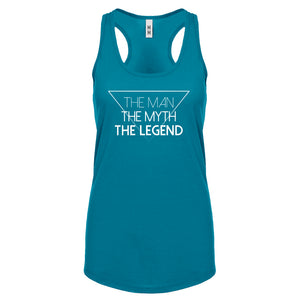 The Man the Myth the Legend Womens Racerback Tank Top