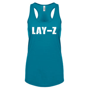 Racerback Lay-Z Womens Tank Top