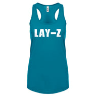 Racerback Lay-Z Womens Tank Top