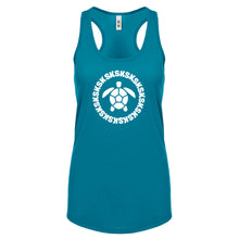 Turtle Sksksk Womens Racerback Tank Top
