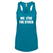 WE LIKE THE STOCK Womens Racerback Tank Top