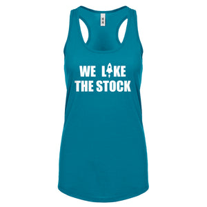 WE LIKE THE STOCK Womens Racerback Tank Top