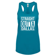 Straight Outta Dallas Womens Racerback Tank Top