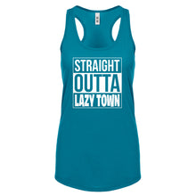 Straight Outta Lazy Town Womens Racerback Tank Top