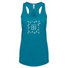 Lets Get Lit Womens Racerback Tank Top