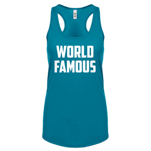 Racerback World Famous Womens Tank Top