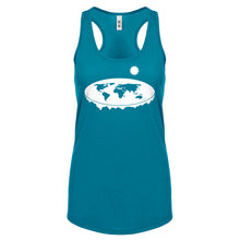 Racerback Flat Earth Womens Tank Top