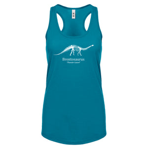 Racerback Brontosaurus Womens Tank Top