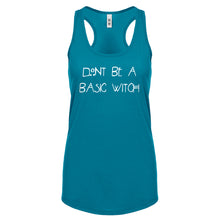 Racerback Dont Be a Basic Witch Womens Tank Top