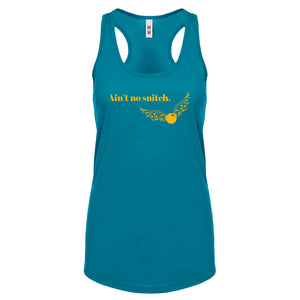 Racerback Ain't No Snitch Womens Tank Top