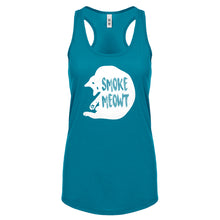 Racerback Smoke Meowt Womens Tank Top