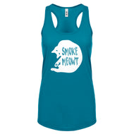 Racerback Smoke Meowt Womens Tank Top