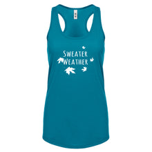 Sweater Weather Womens Racerback Tank Top