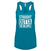 Straight Outta The Big Apple Womens Racerback Tank Top