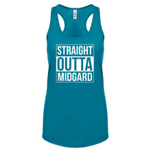 Racerback Straight Outta Midgard Womens Tank Top